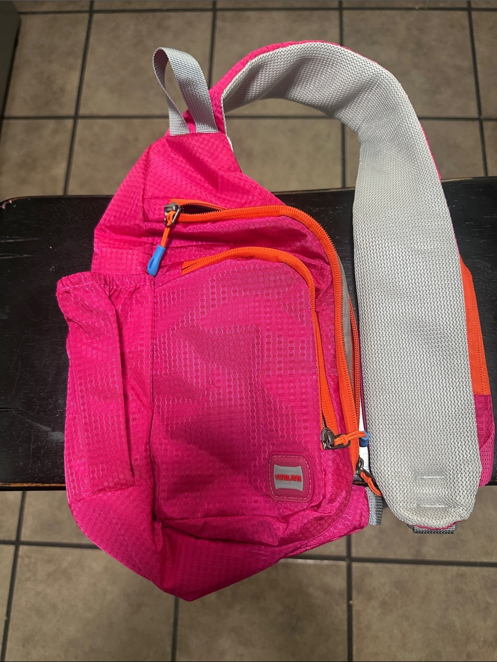 Women's Hot Pink Crossbody Sling Bag by Yinglang